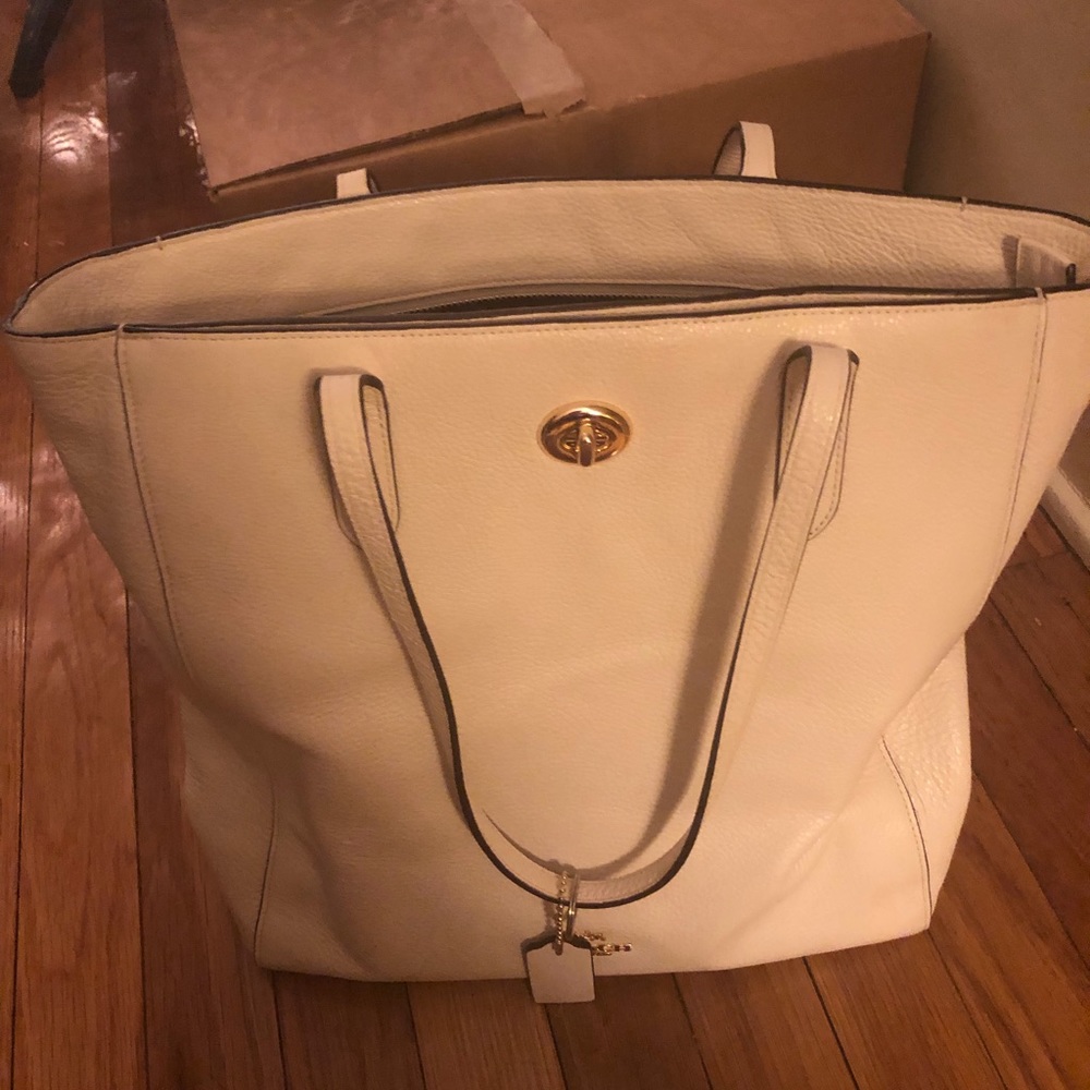 Coach Turn Lock Tote